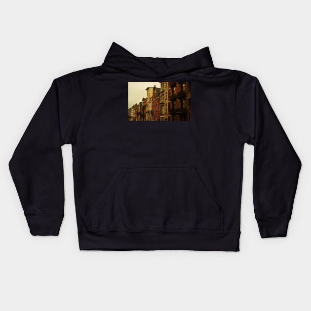 A view of Brussels, Belgium Kids Hoodie by golan22may